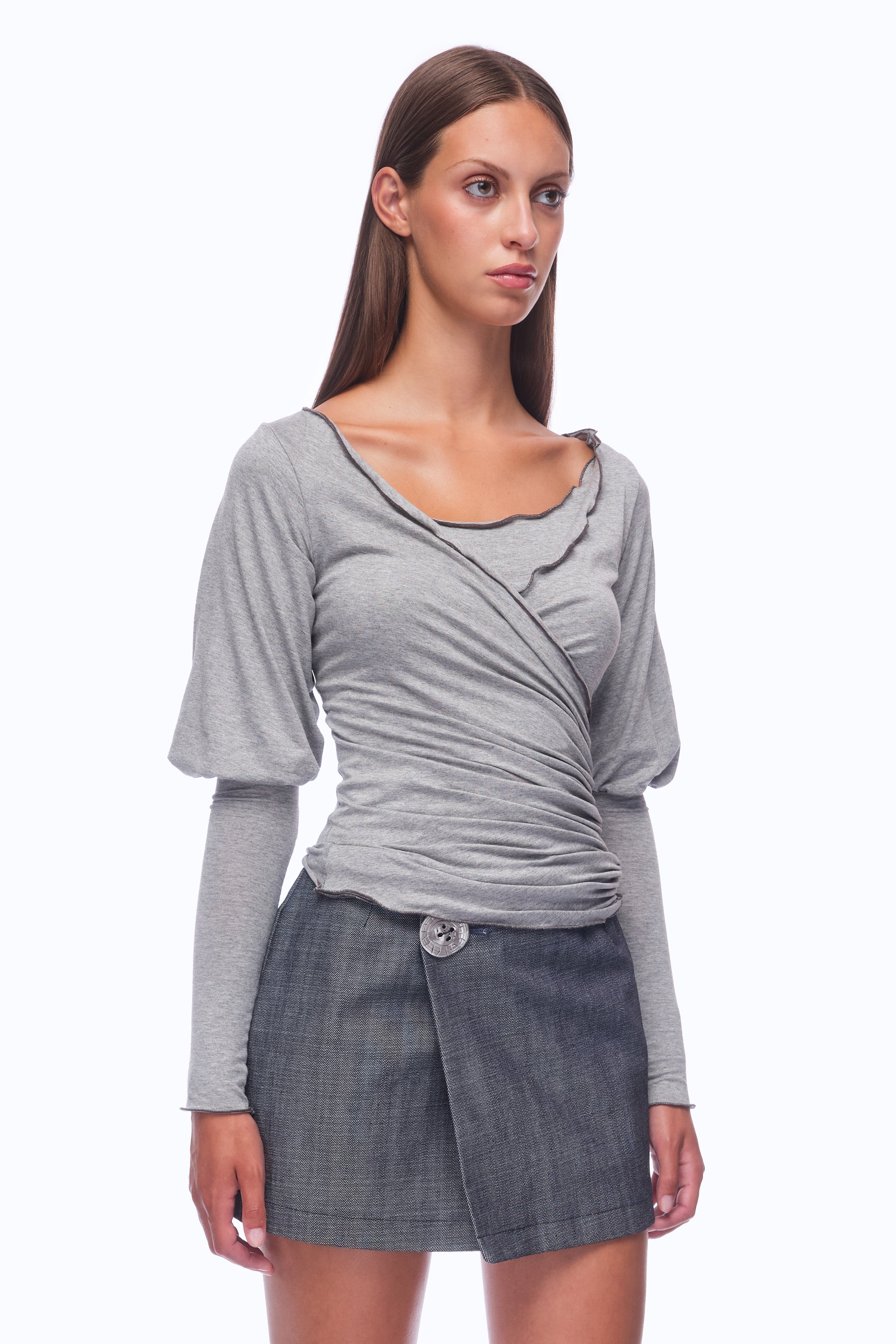 The Cleves Top - MIST (MADE TO ORDER)