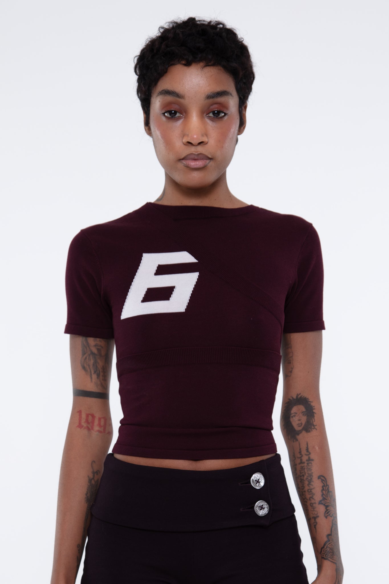 The Matrix top - BURGUNDY (PRE-ORDER)