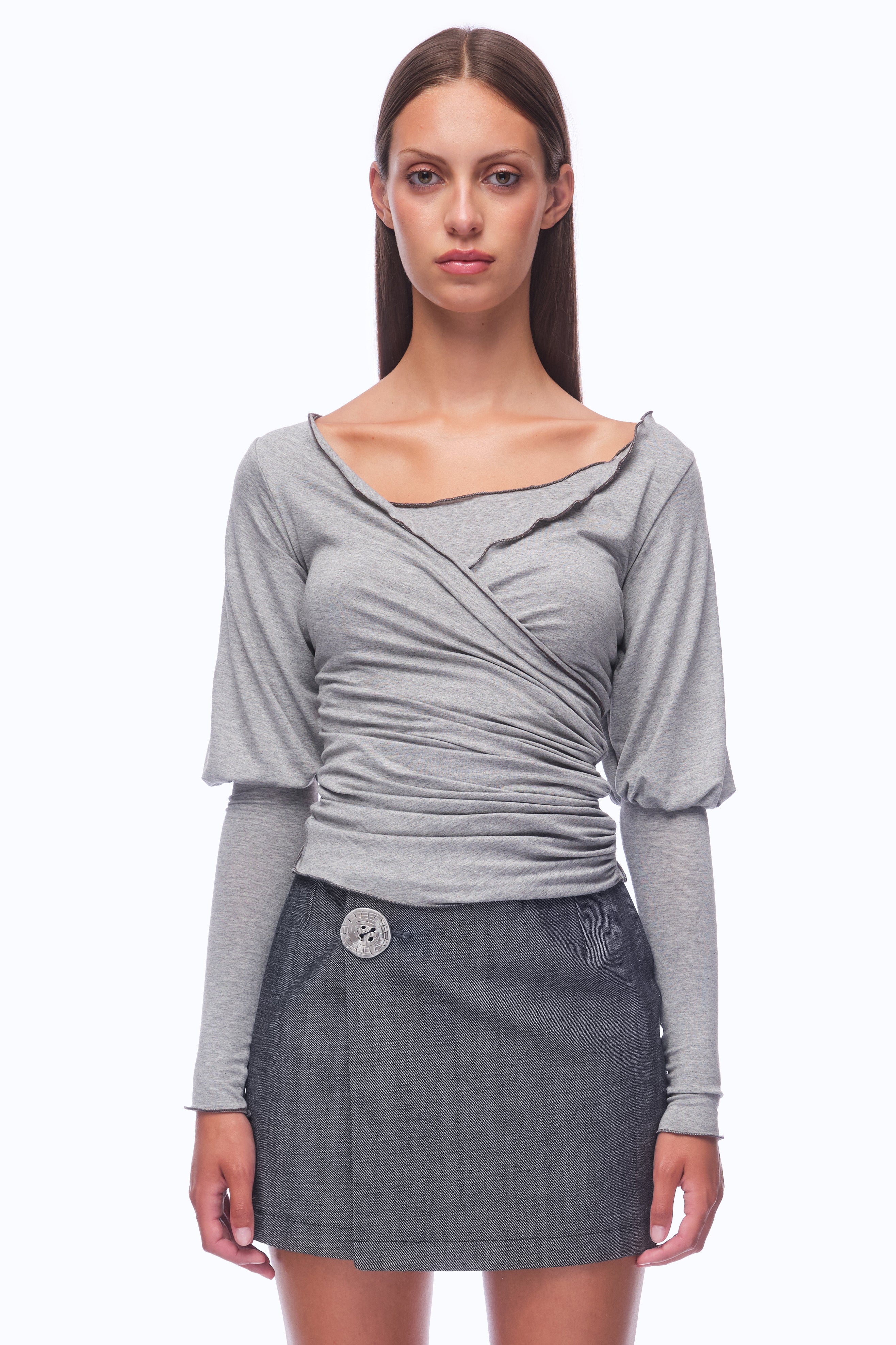 The Cleves Top - MIST (MADE TO ORDER)