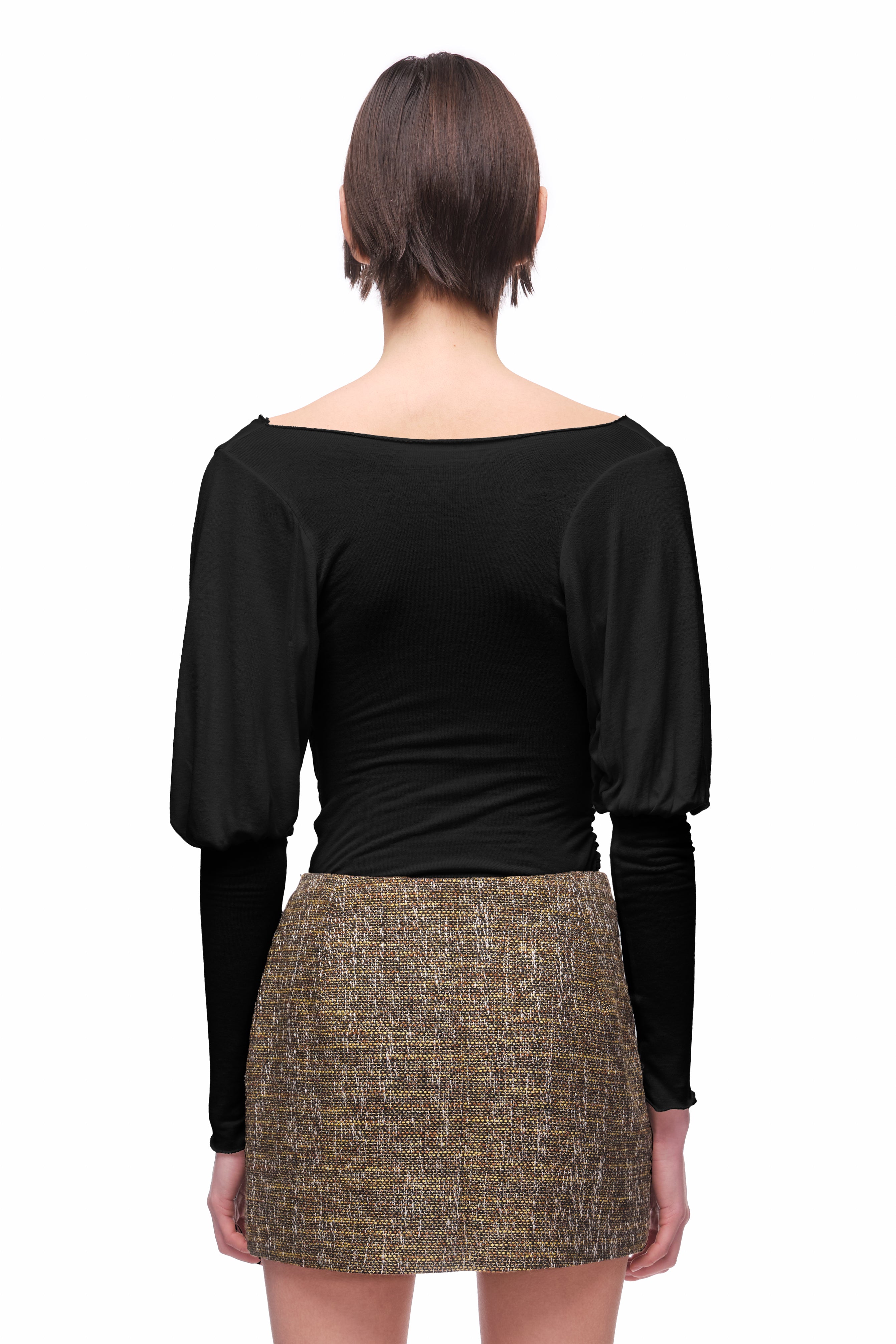 The Cleves Top - BLACK (MADE TO ORDER)