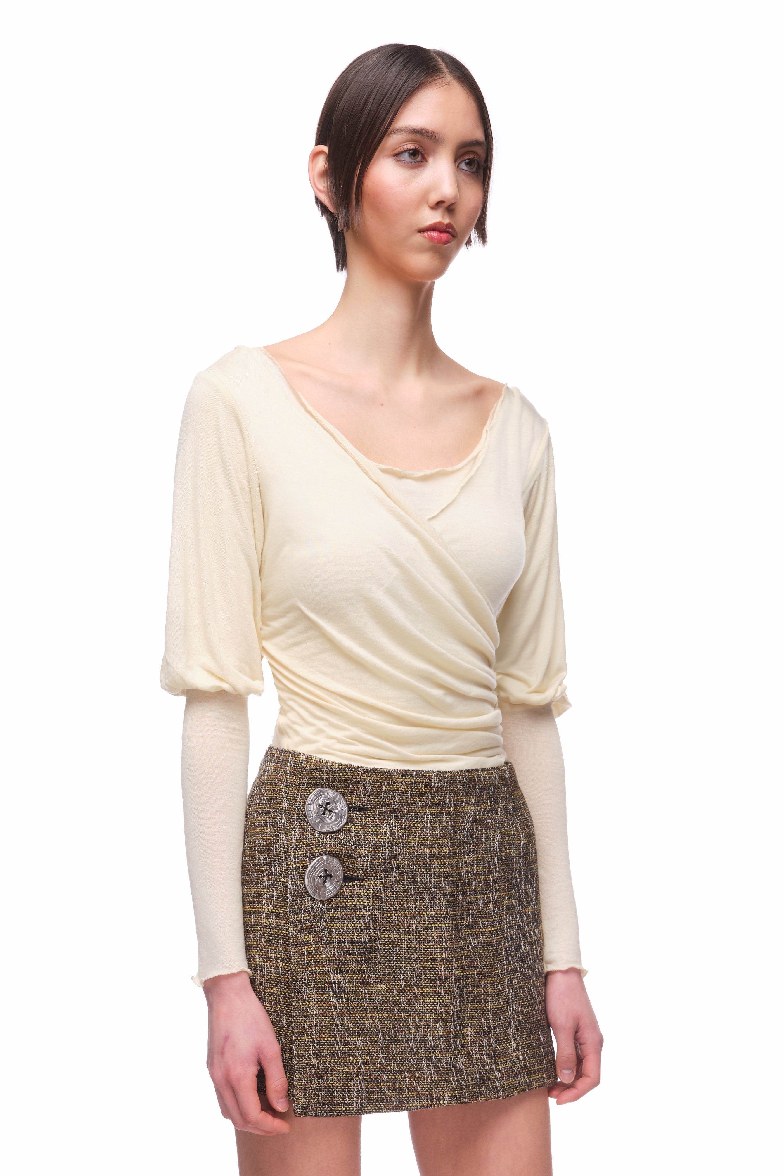 The Cleves Top - VANILLA (MADE TO ORDER)