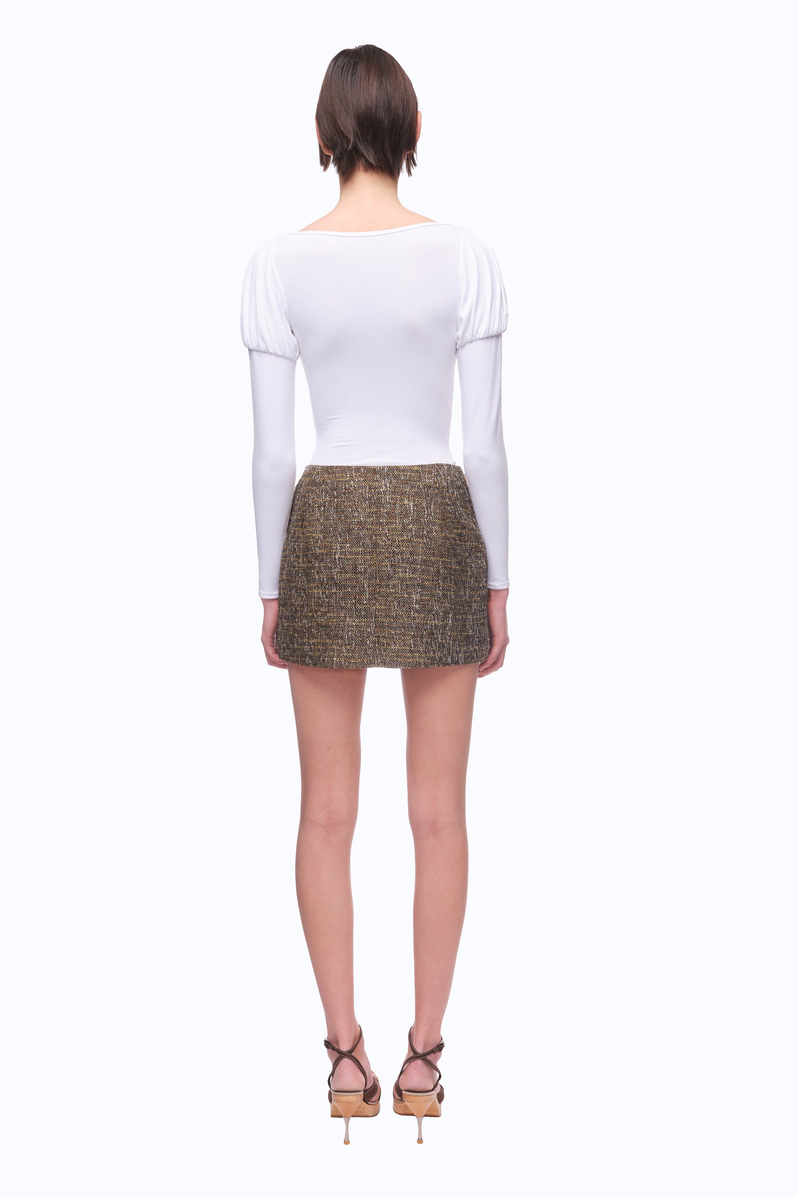 Gaia Mini Skirt - ELECTRUM
