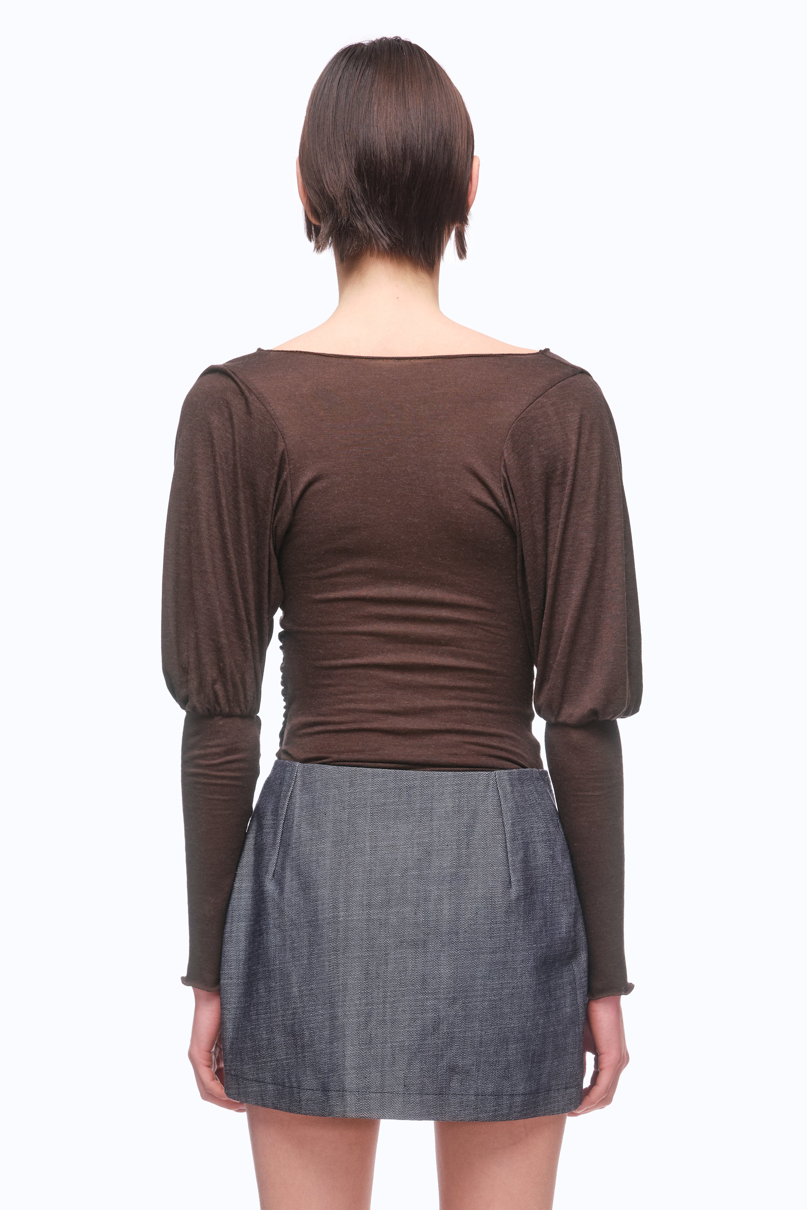 The Cleves Top - MOCHA (MADE TO ORDER)