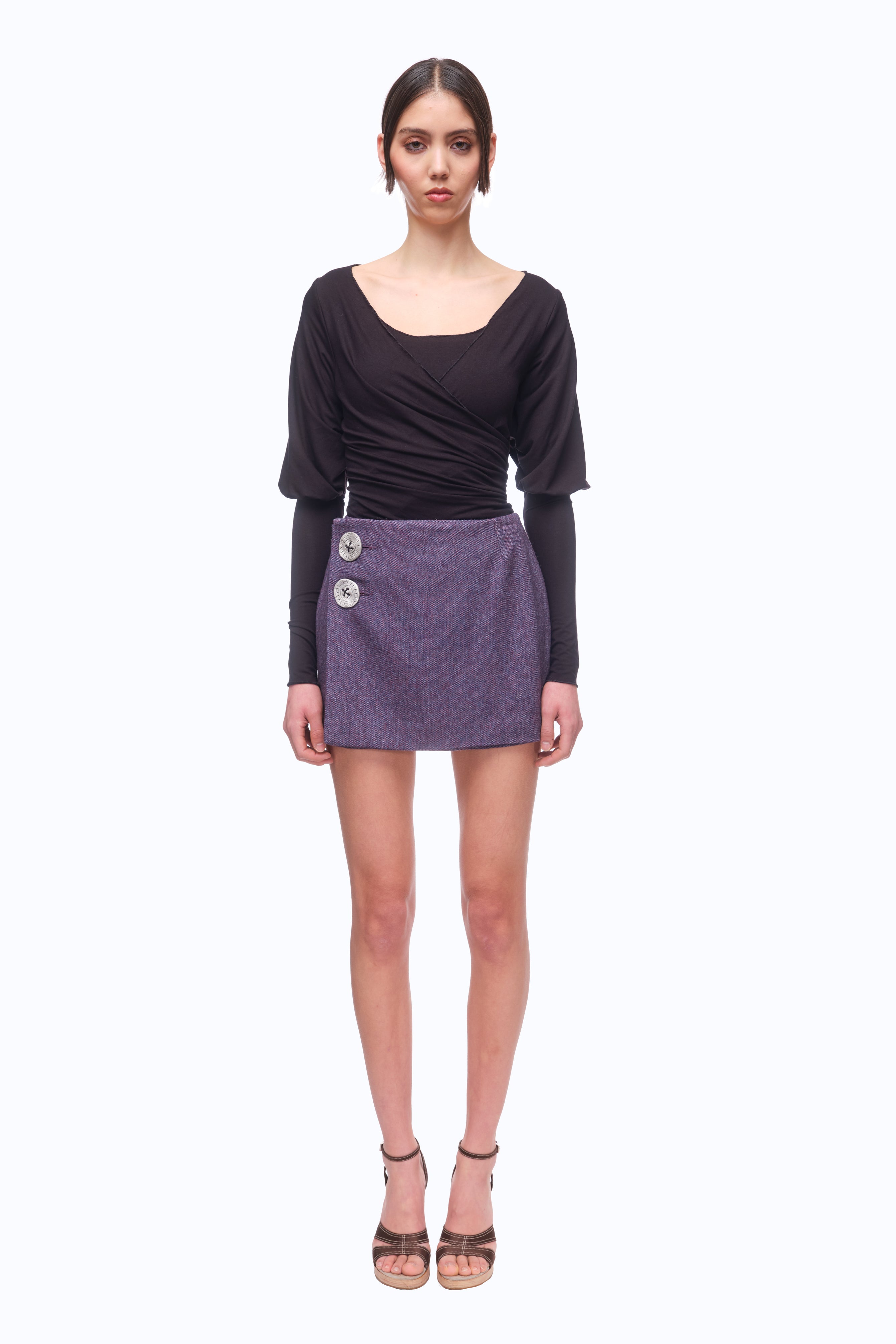 Gaia Mini Skirt - AMETHYST