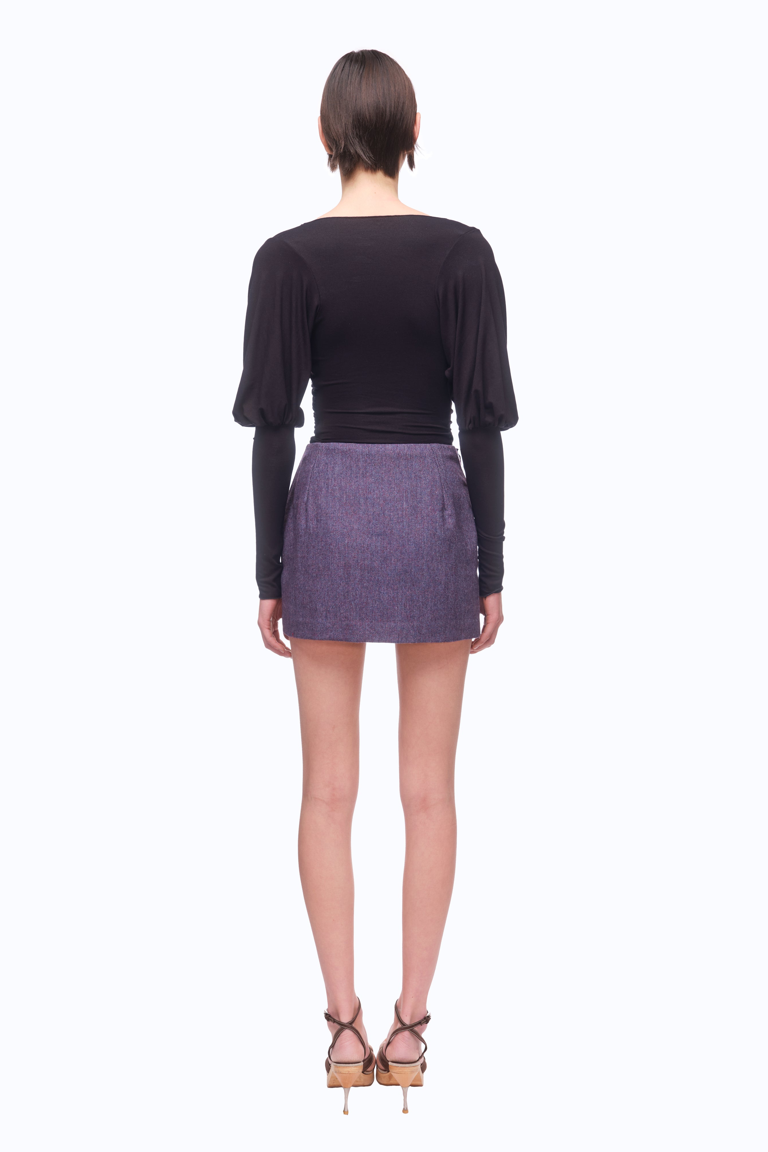 Gaia Mini Skirt - AMETHYST