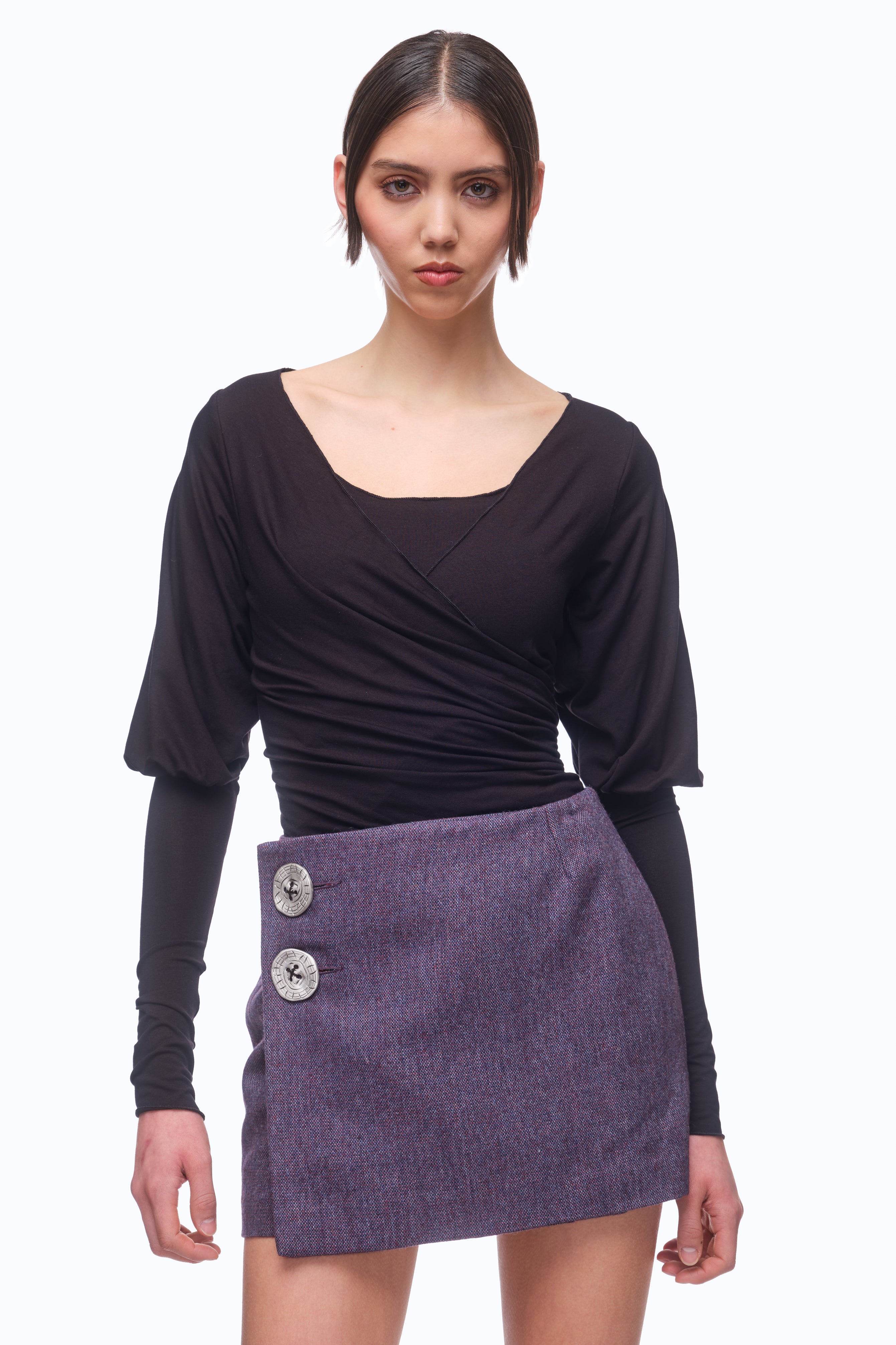 Gaia Mini Skirt - AMETHYST