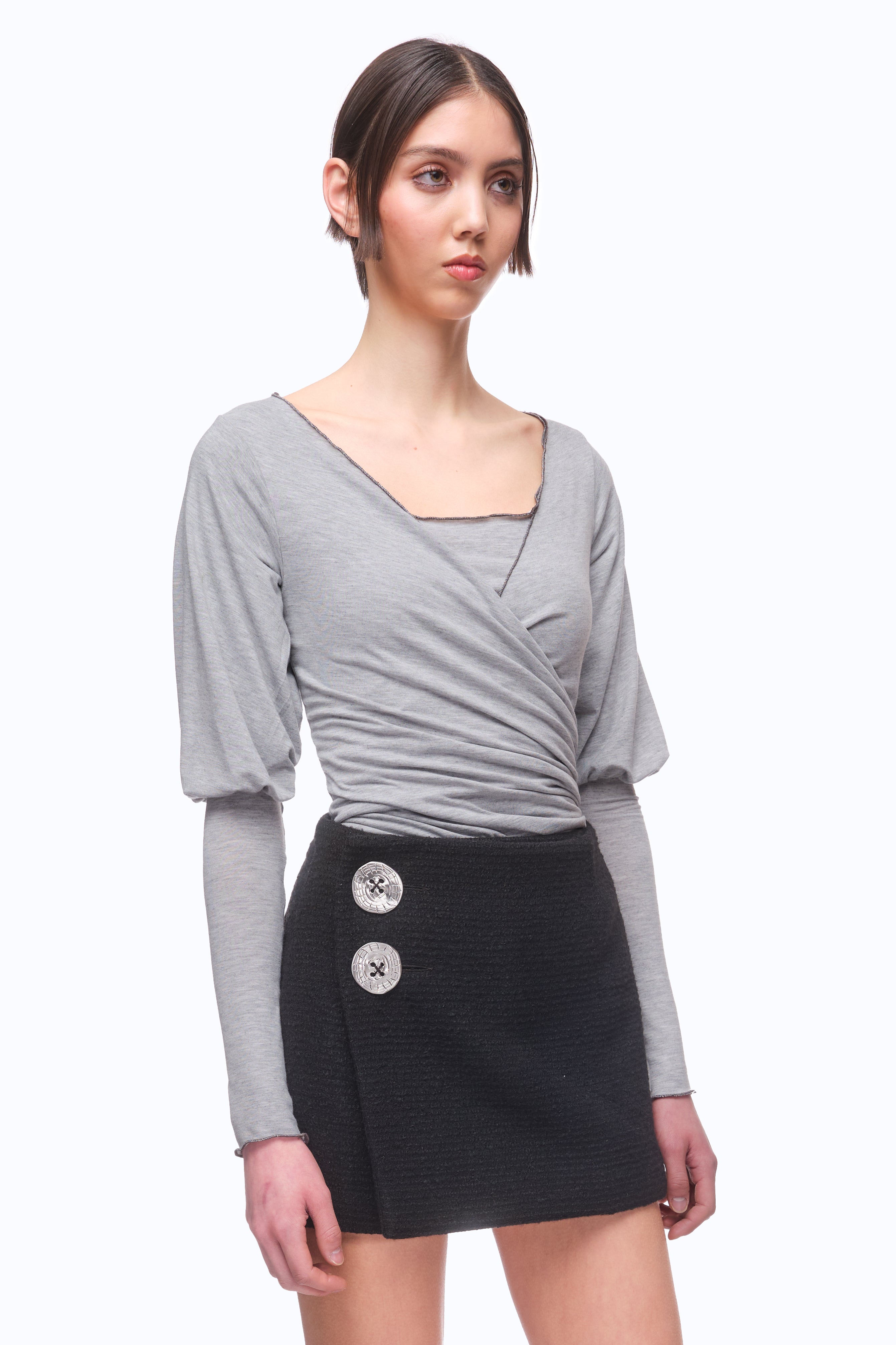 The Cleves Top - MIST (MADE TO ORDER)