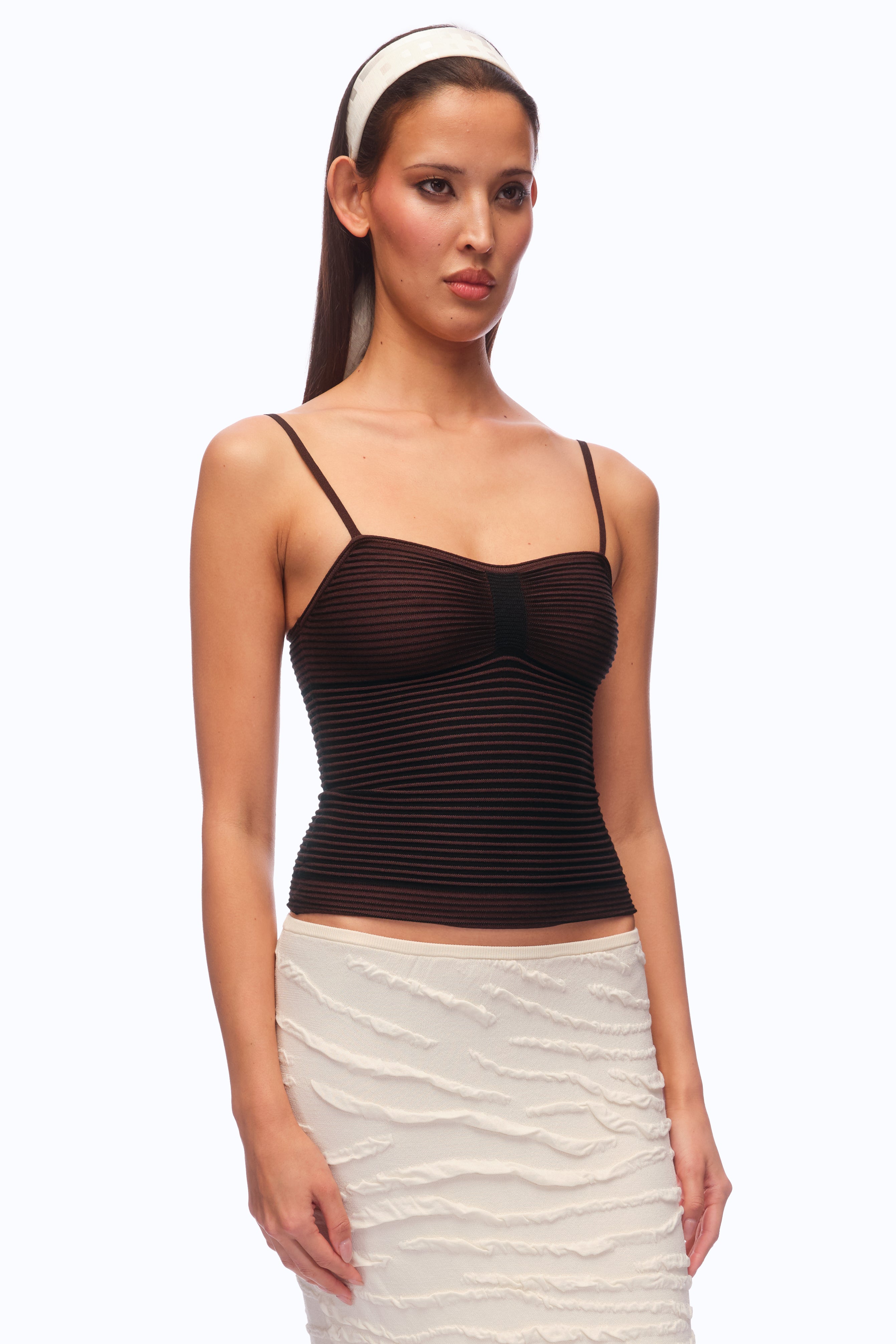 The Snatch Top - COCOA/NOIRE