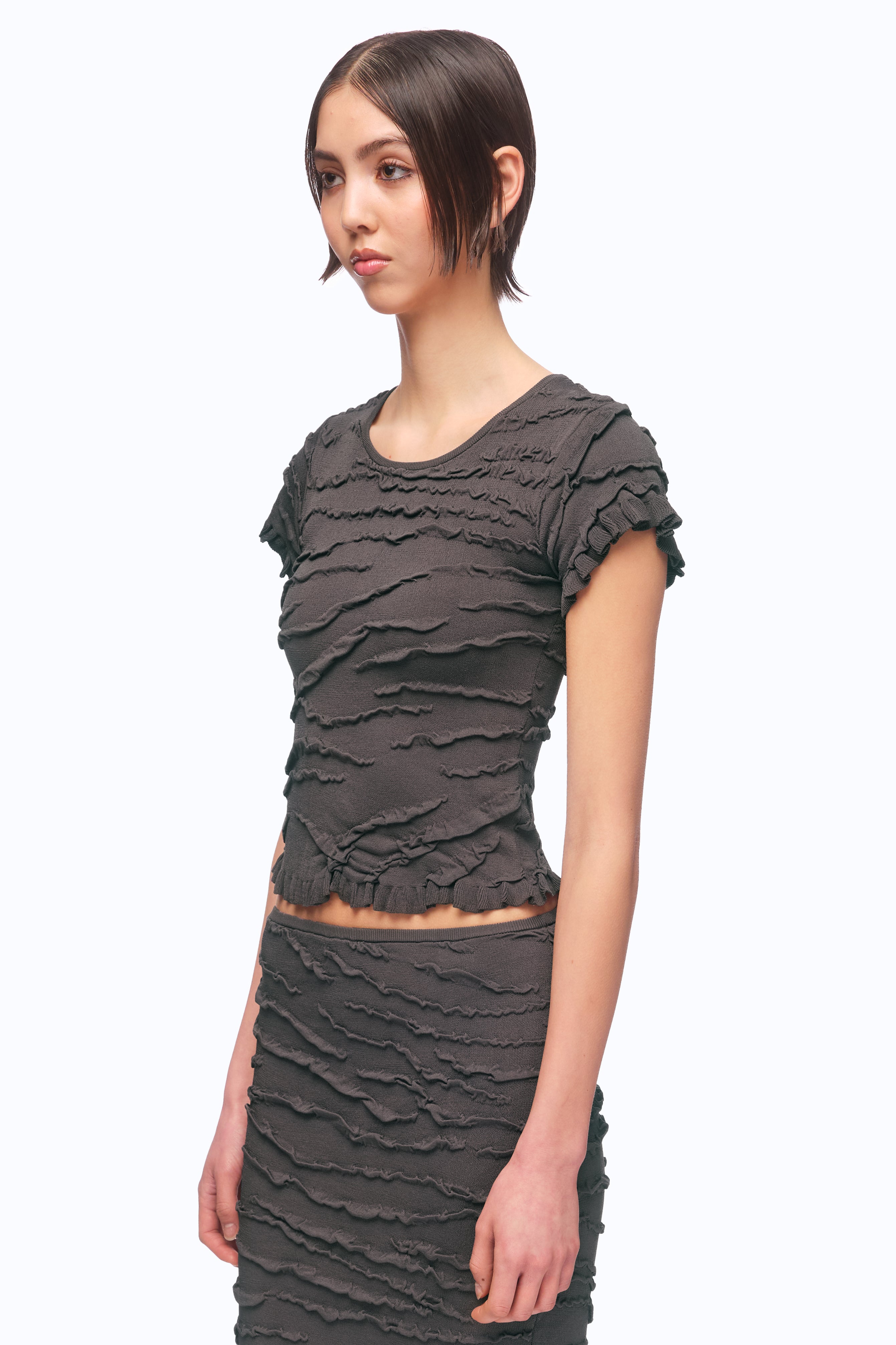 Vesuvius Top - Charcoal PRE-ORDER