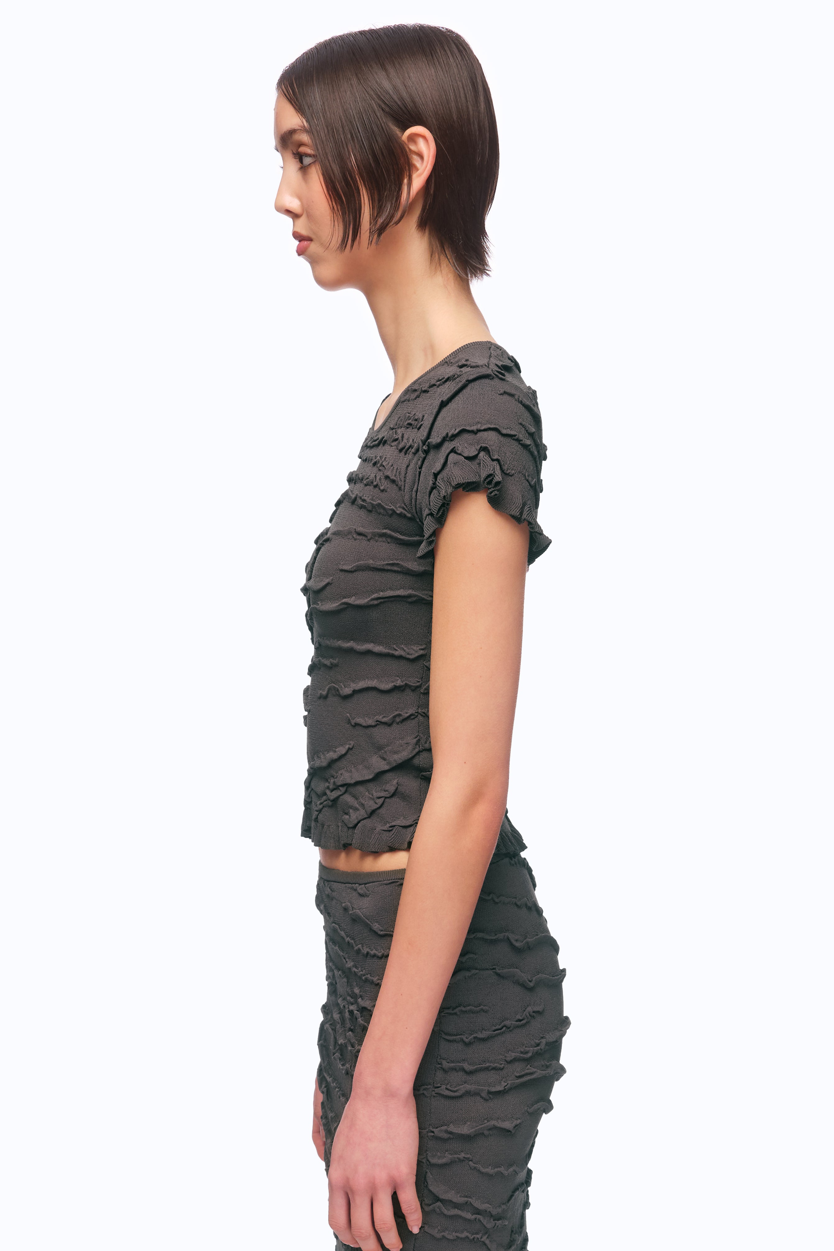 Vesuvius Top - Charcoal PRE-ORDER
