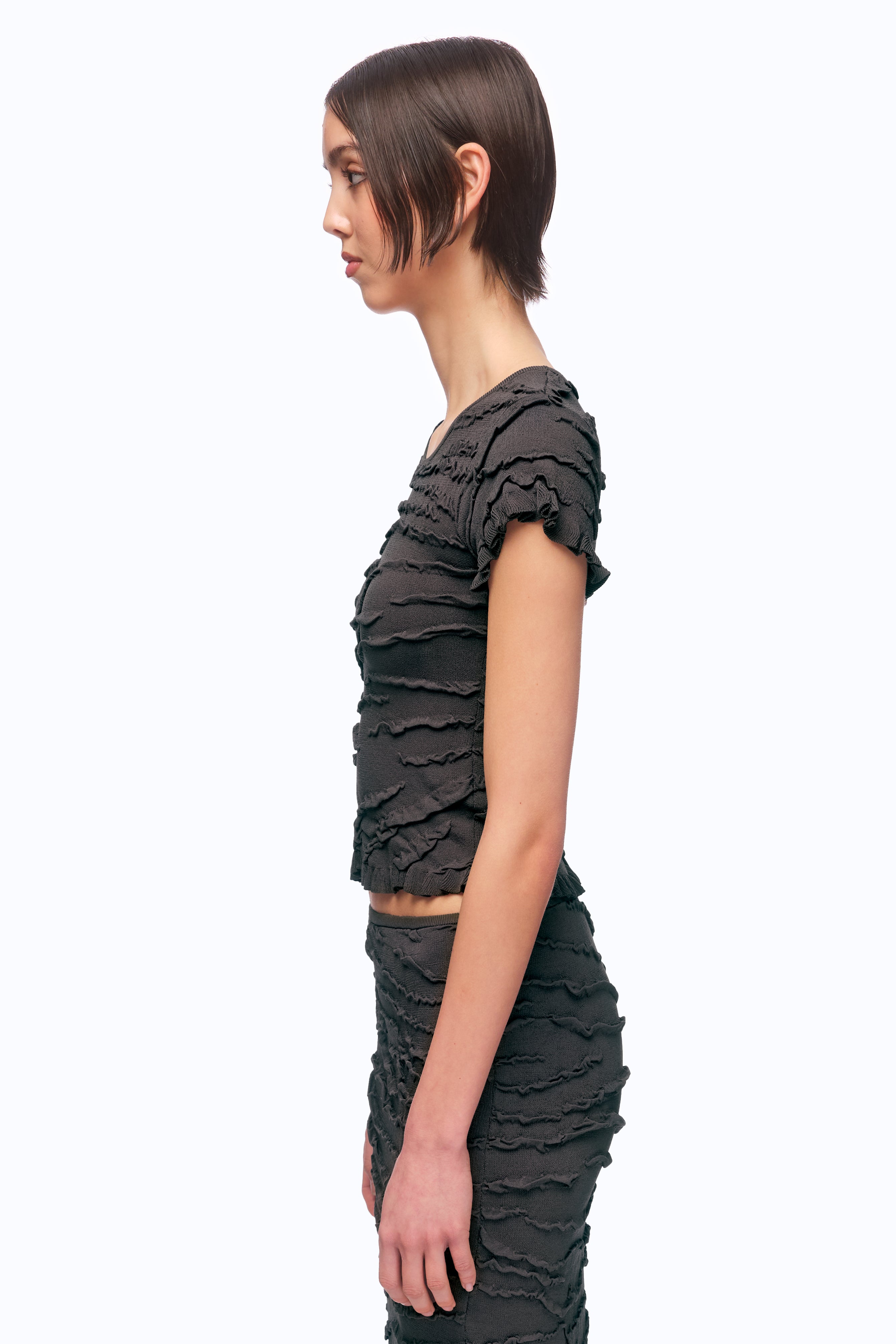 Vesuvius Top - Charcoal (PRE-ORDER)