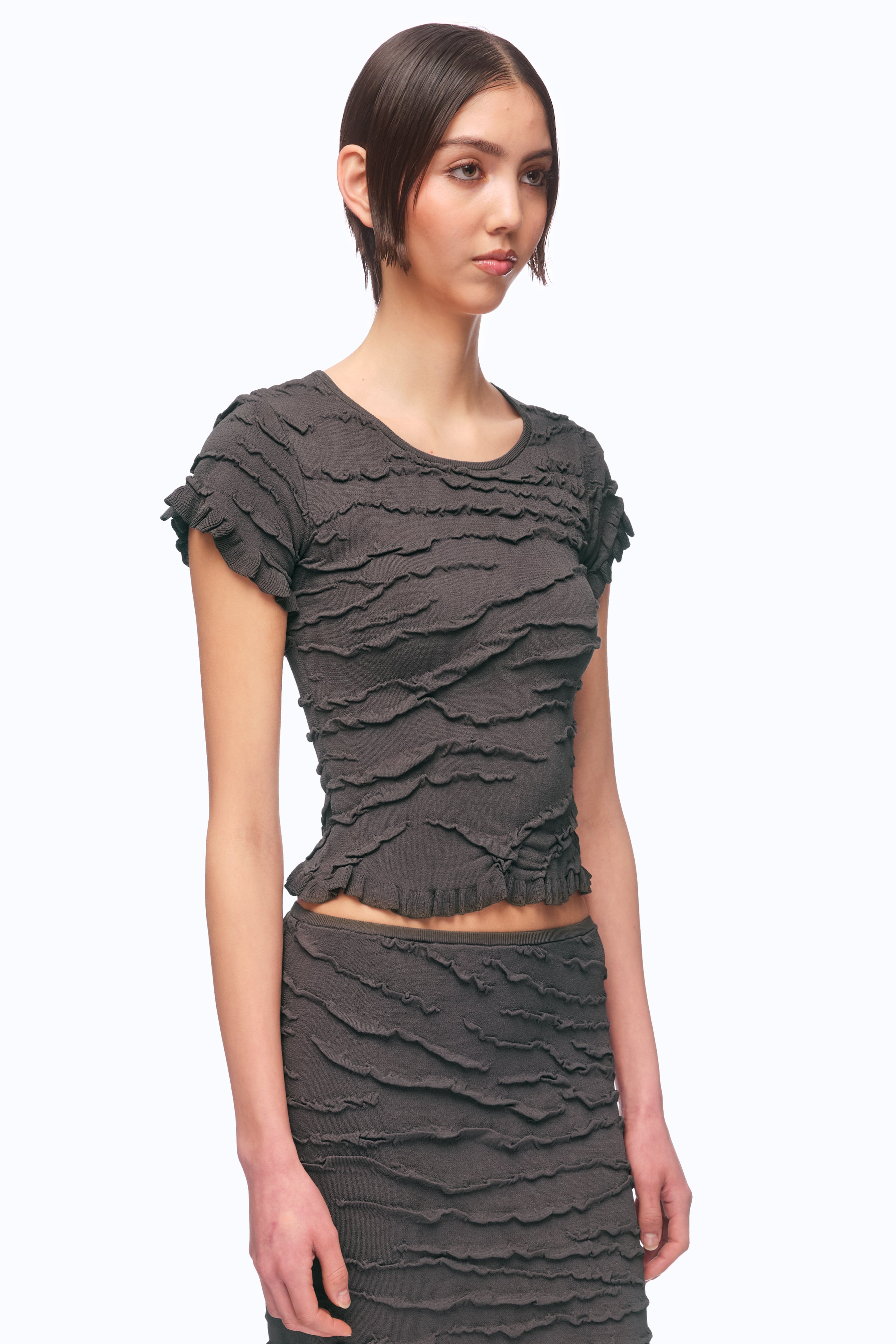 Vesuvius Top - Charcoal PRE-ORDER