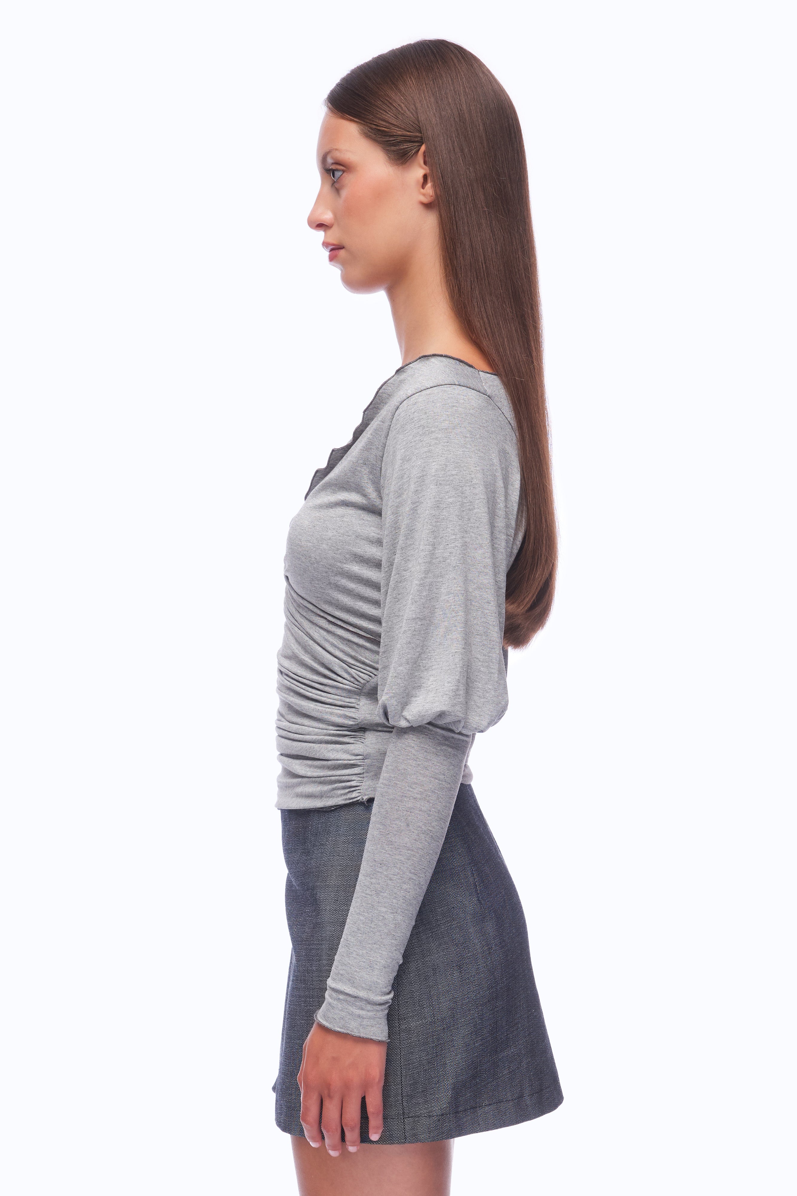 The Cleves Top - MIST (MADE TO ORDER)