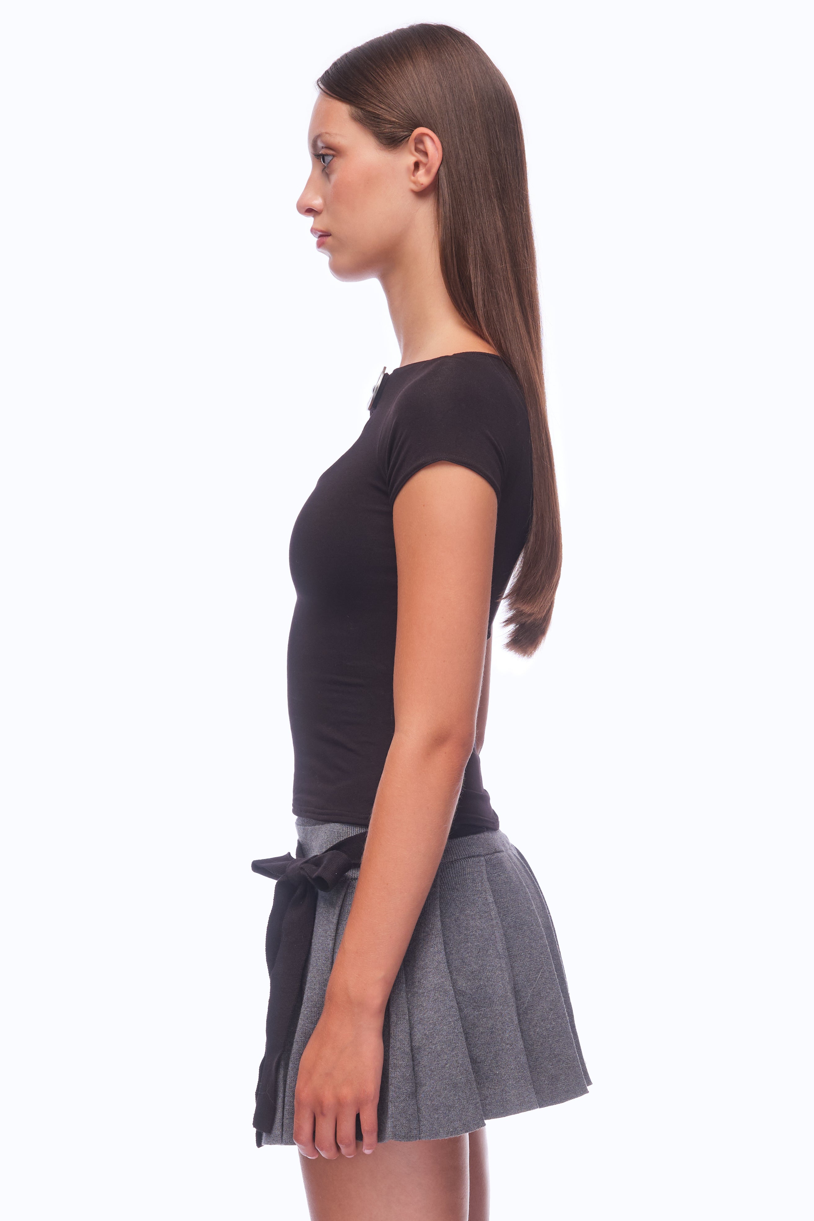 The Lock Top - NOIRE (MADE TO ORDER)