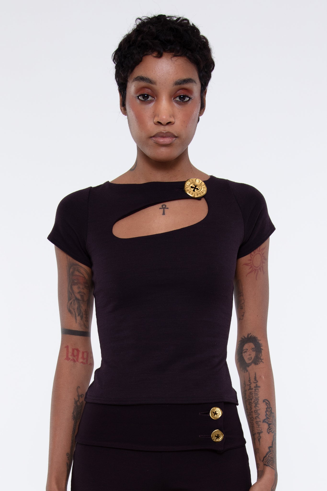 The Lock Top - DARK BERRY (MADE TO ORDER)