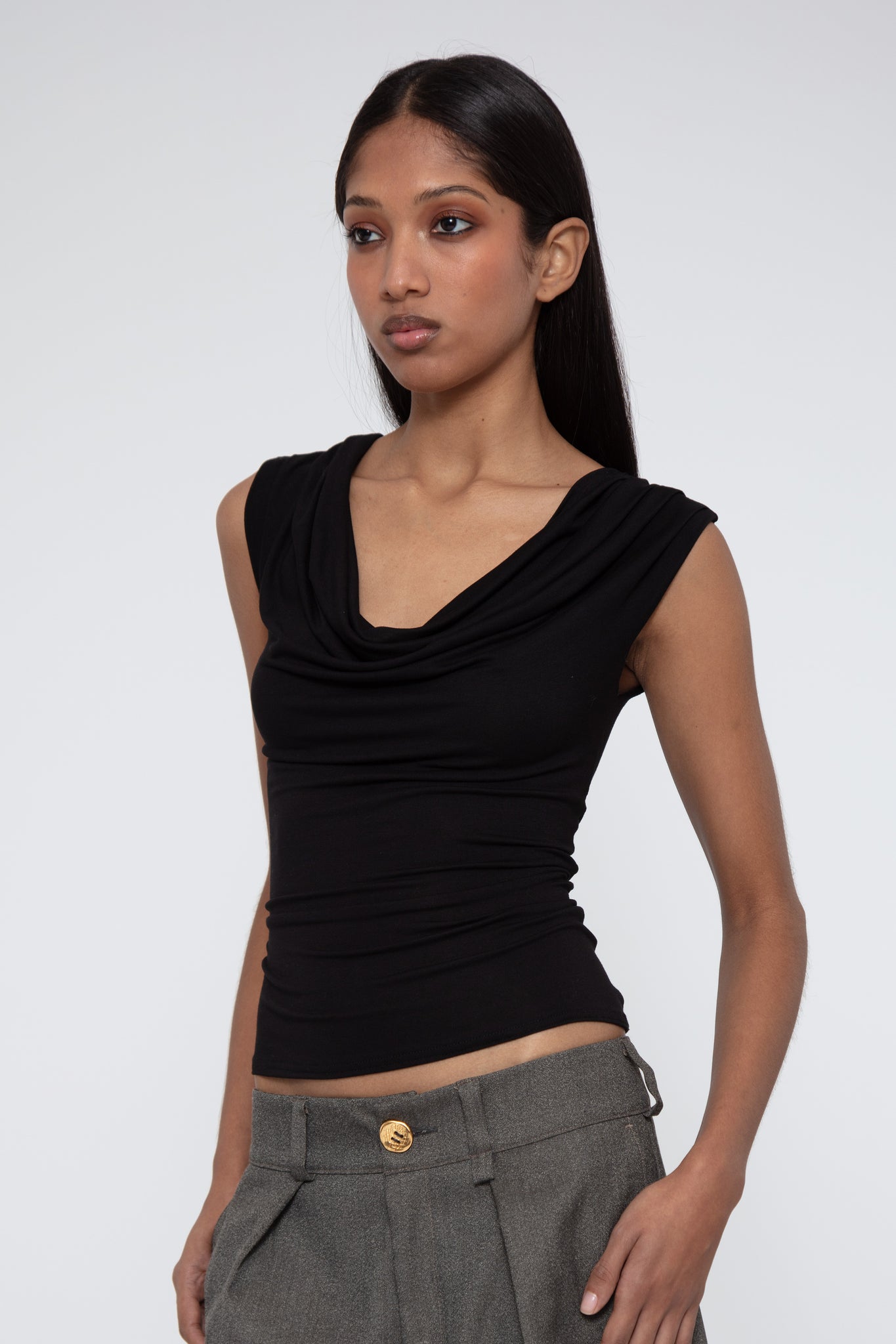 The Veil Top - BLACK (MADE TO ORDER)