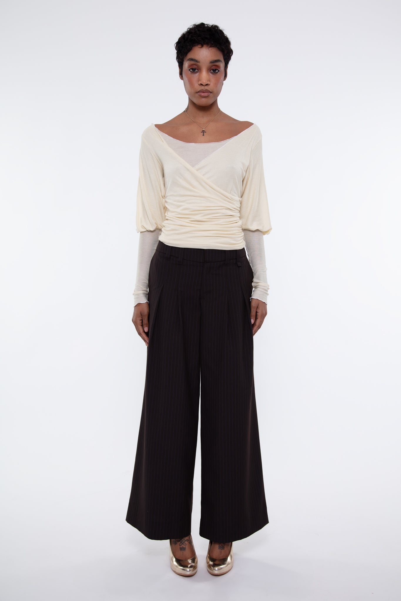 Blanco - Trousers (COCOA/PERIWINKLE)