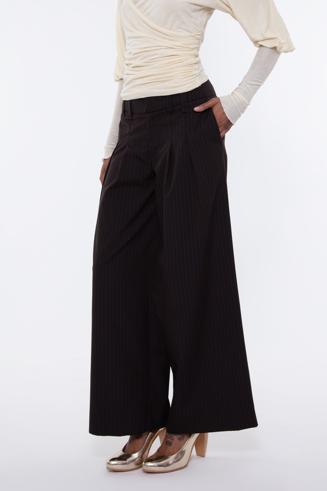 Blanco - Trousers (COCOA/PERIWINKLE)