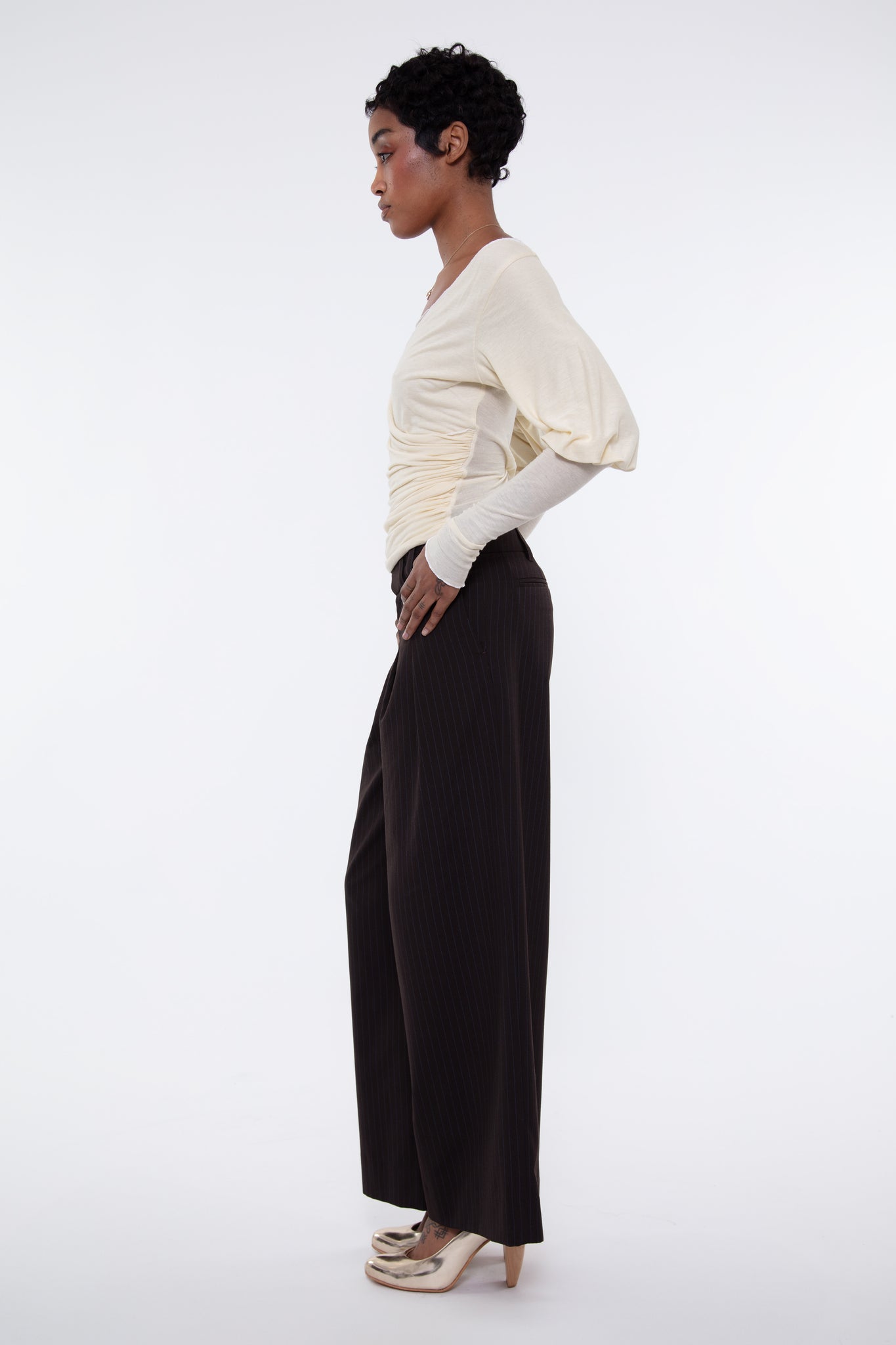 Blanco - Trousers (COCOA/PERIWINKLE)