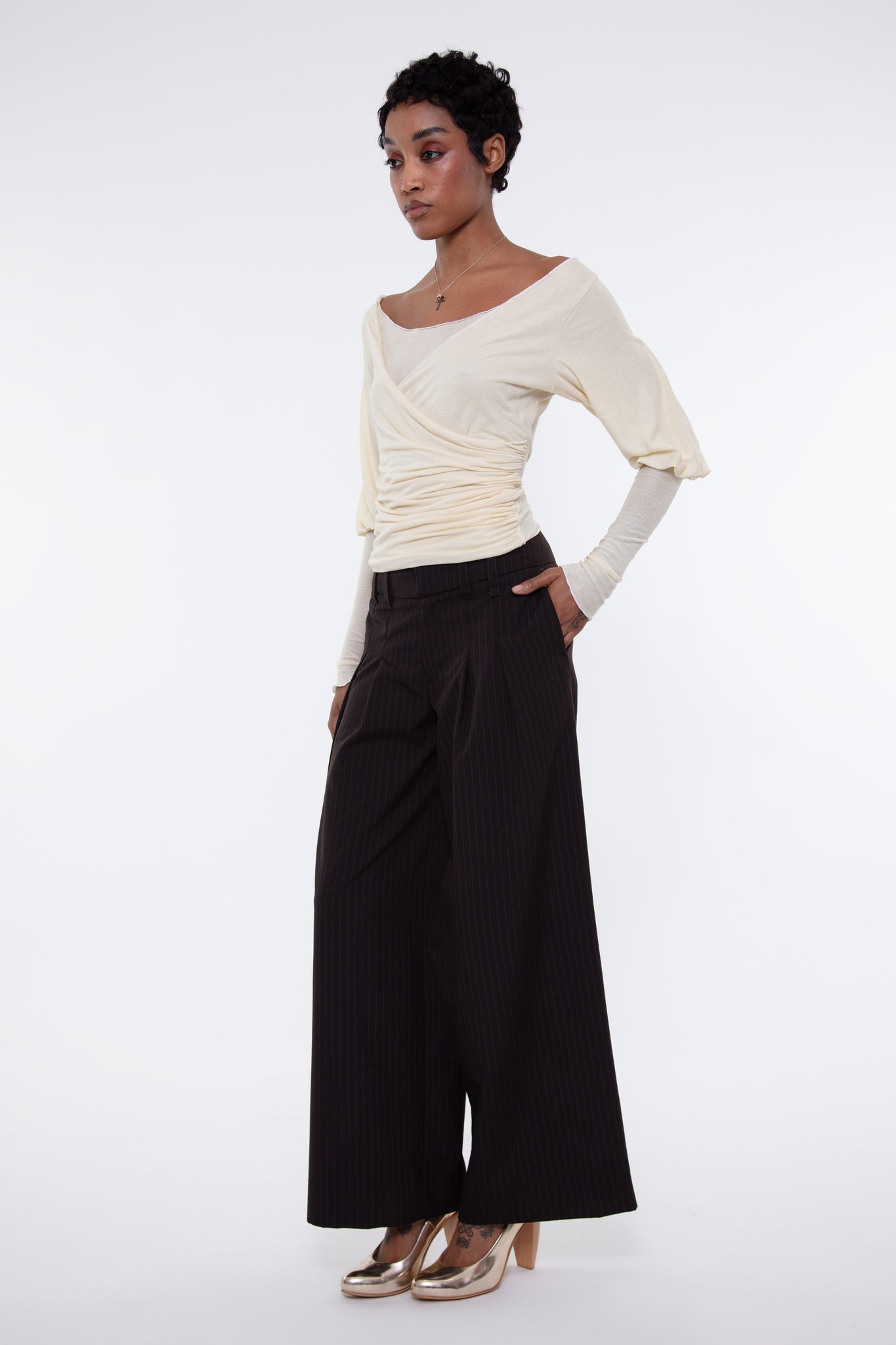 Blanco - Trousers (COCOA/PERIWINKLE)