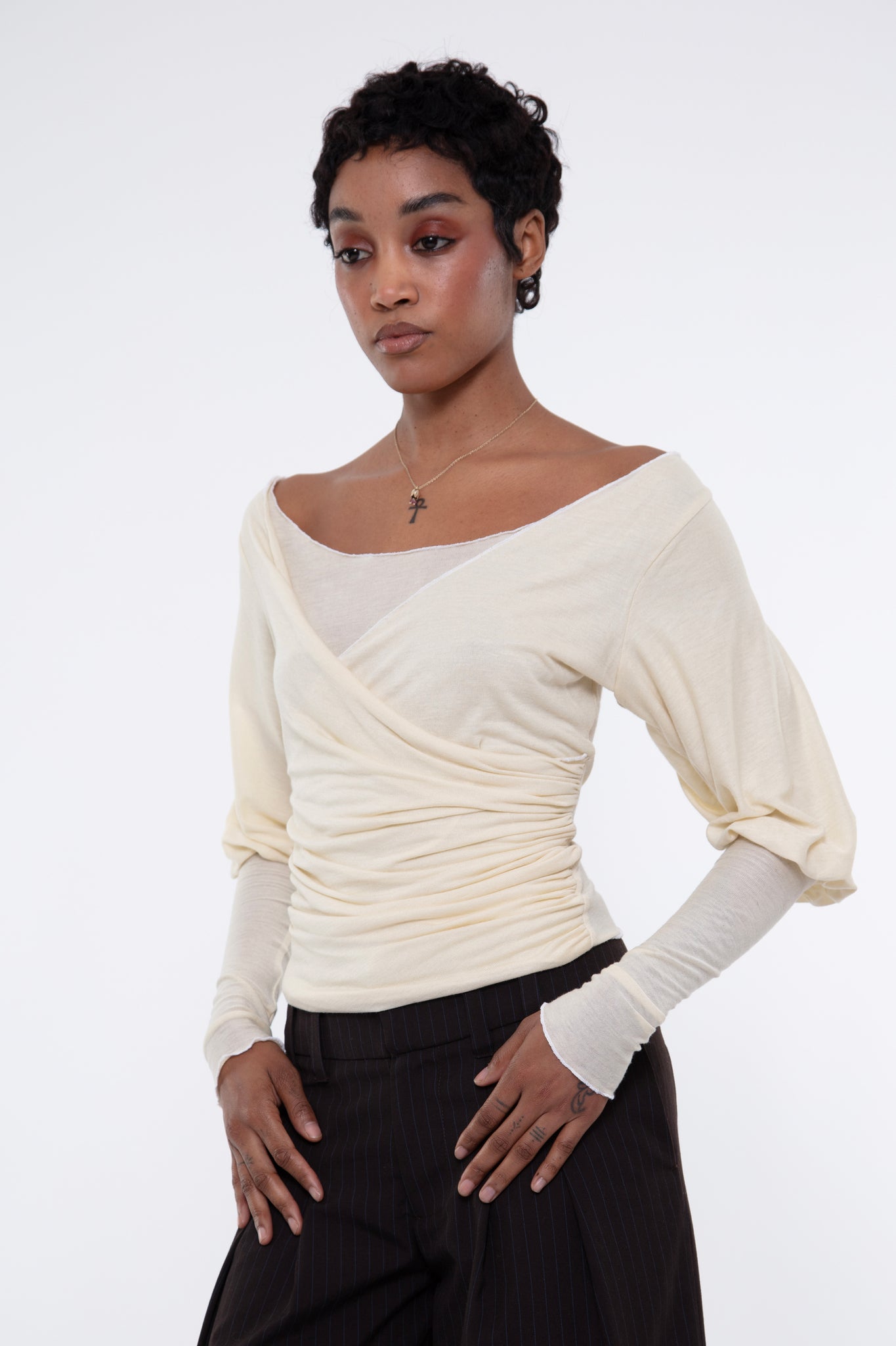 The Cleves Top - VANILLA (MADE TO ORDER)