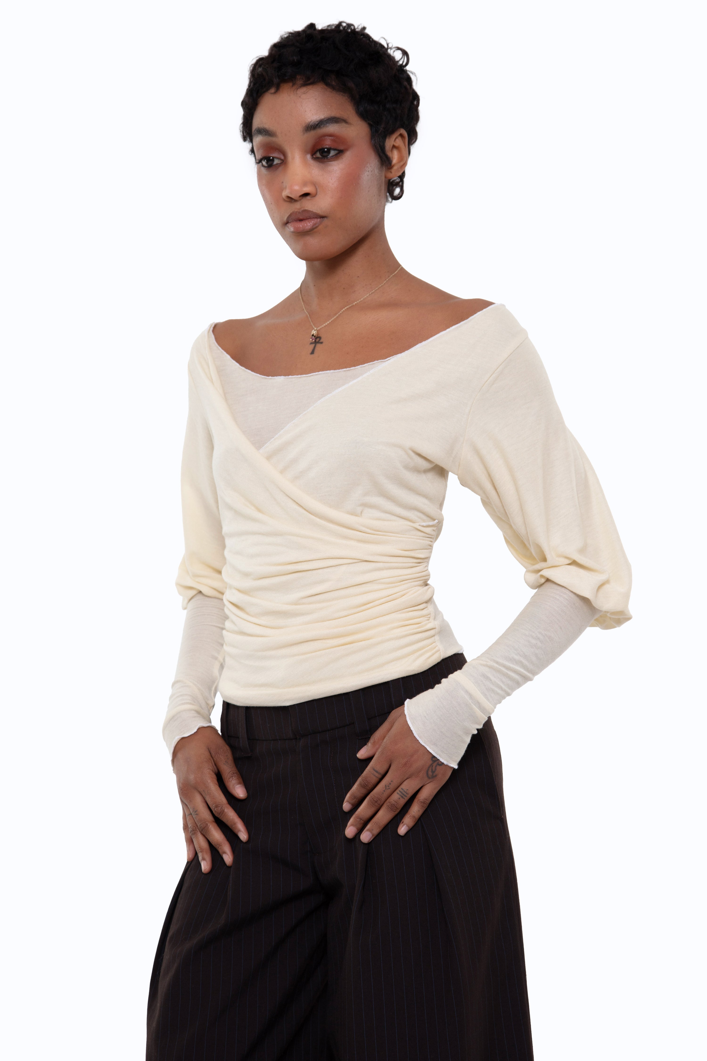 The Cleves Top - VANILLA (MADE TO ORDER)