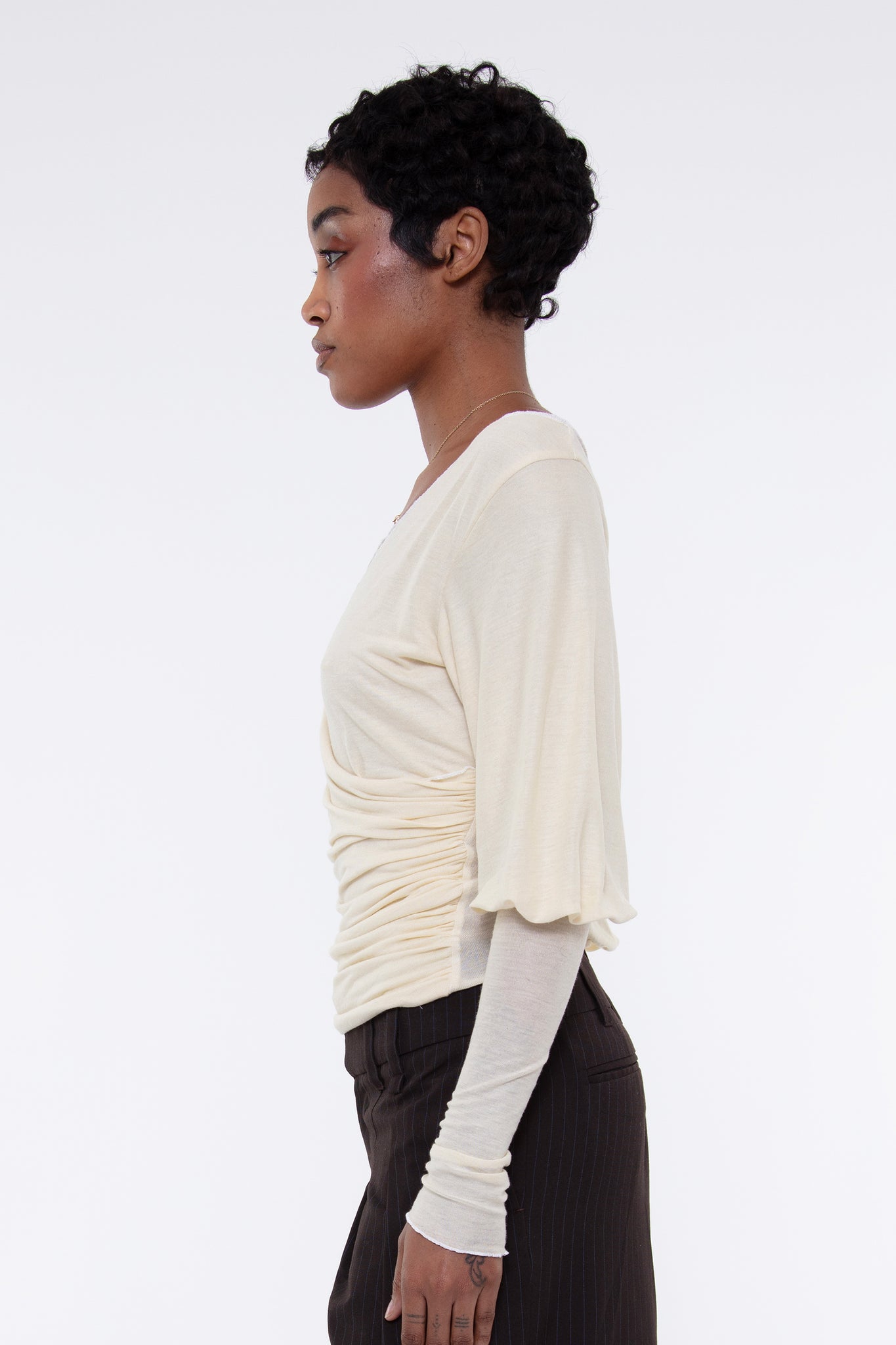 The Cleves Top - VANILLA (MADE TO ORDER)