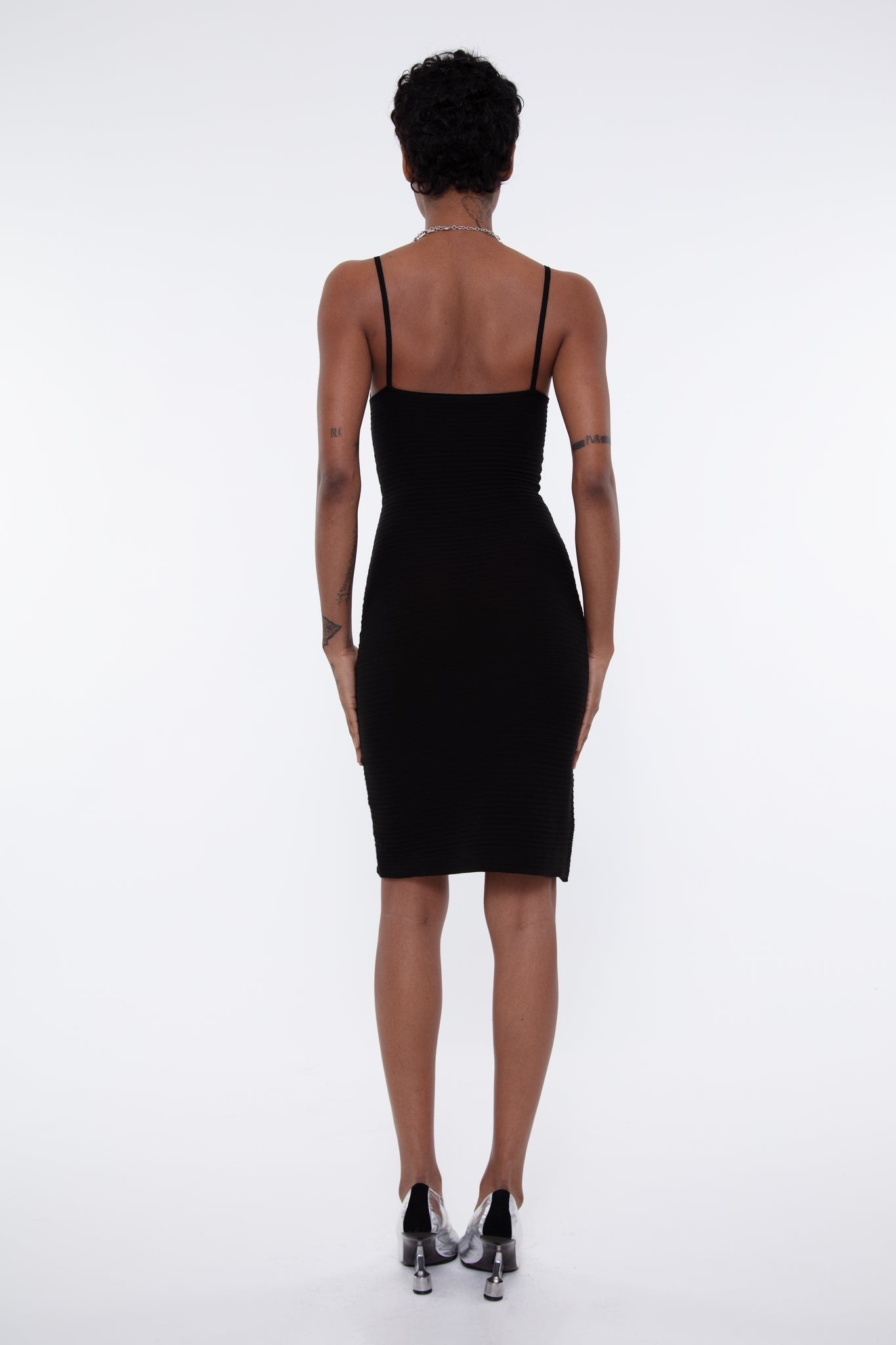 Above The Knee Snatch Dress - BLACK (PRE-ORDER)