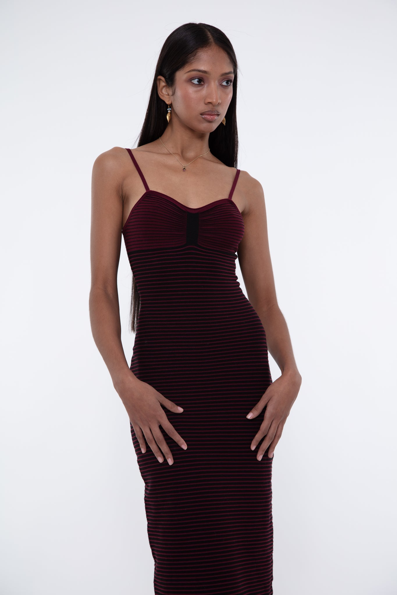 The Snatch Dress - BERRY/NOIRE (PRE-ORDER)