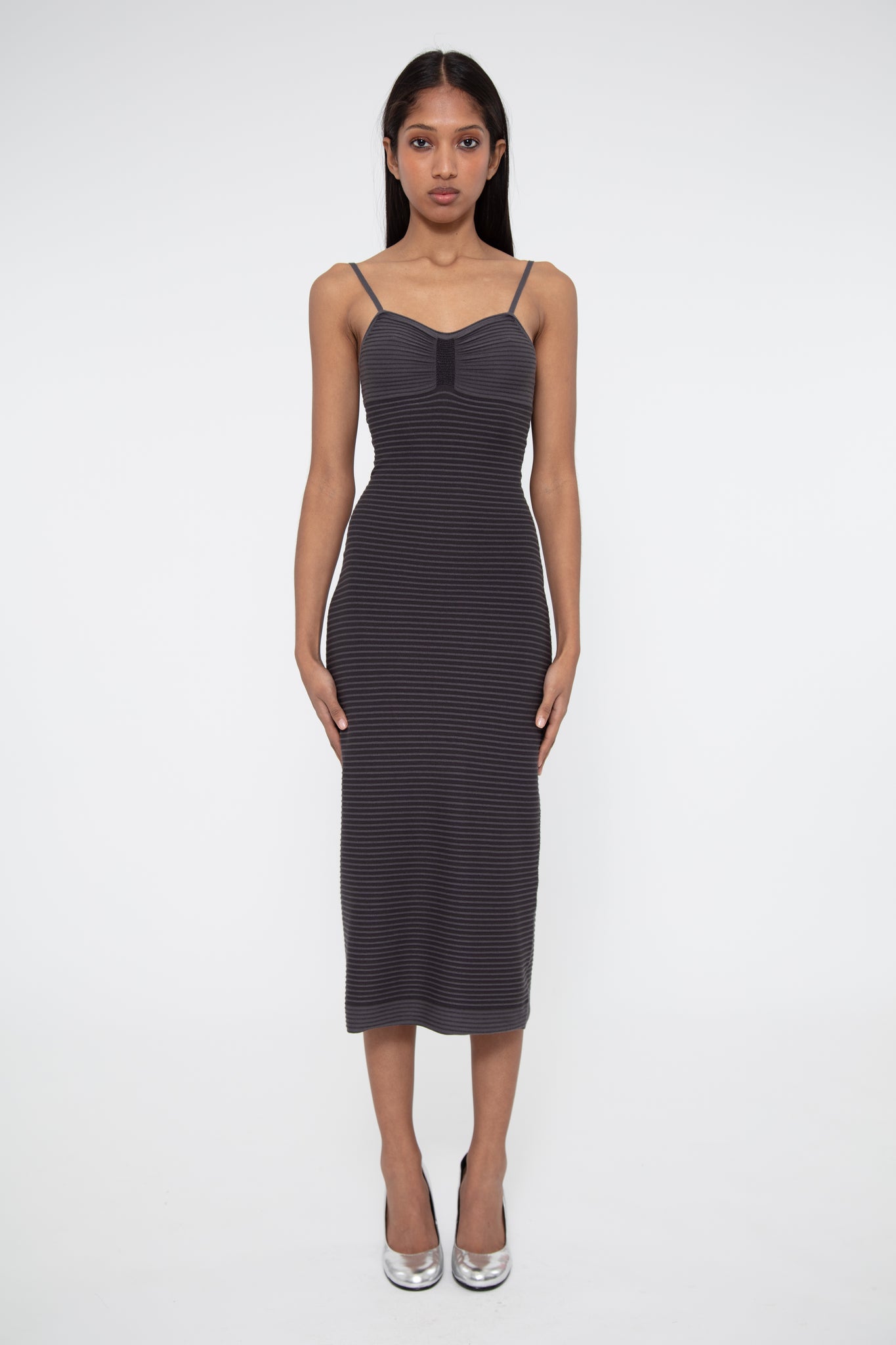 The Snatch Dress - CHARCOAL/ASH (PRE-ORDER)