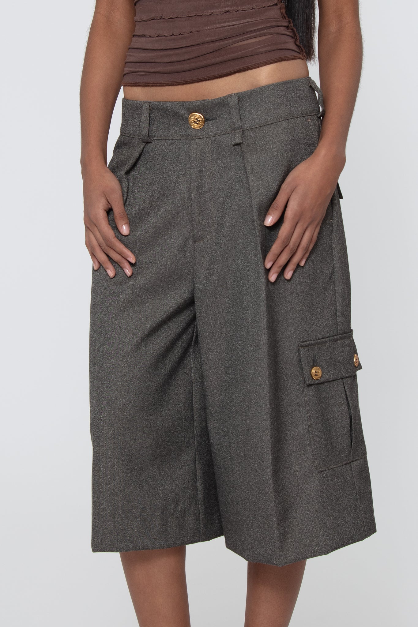 Unearthed Jorts TAUPE (MADE TO ORDER)